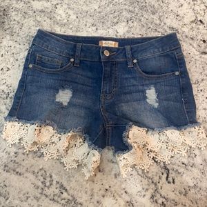 Lace Hem Altard State Shorts